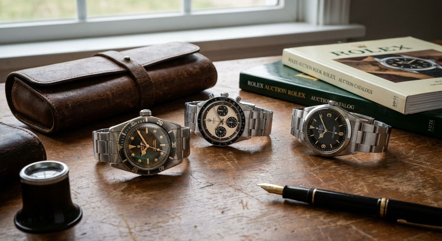 Vintage Rolex watches for investment collectors