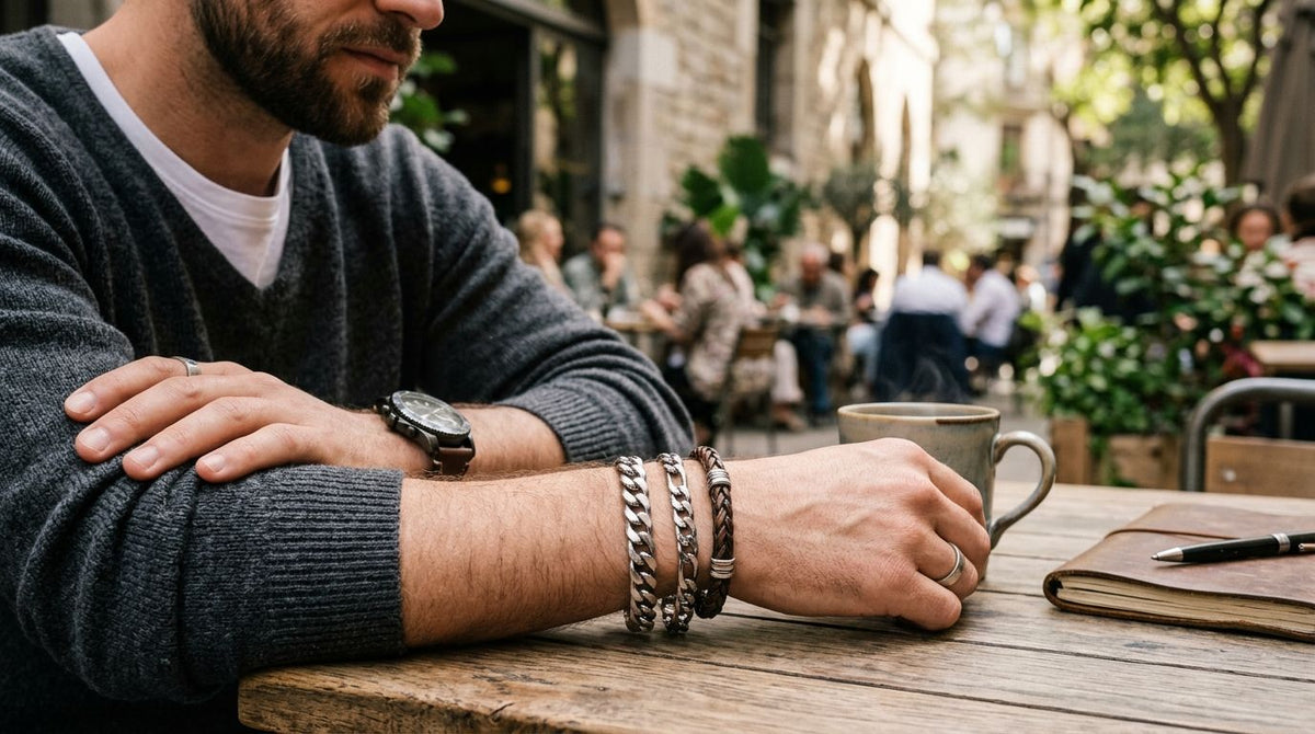 Chain bracelets for men's everyday style