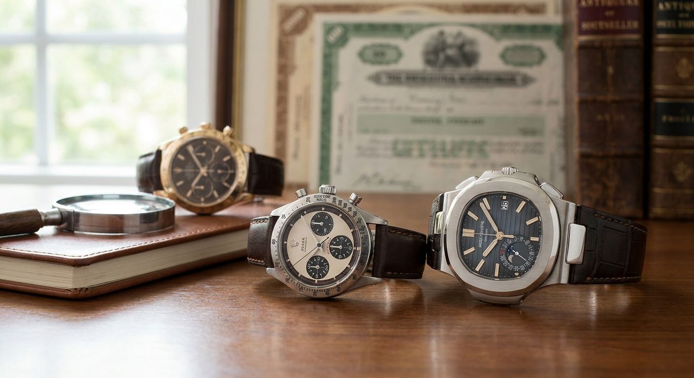 Investment watches for portfolio diversification