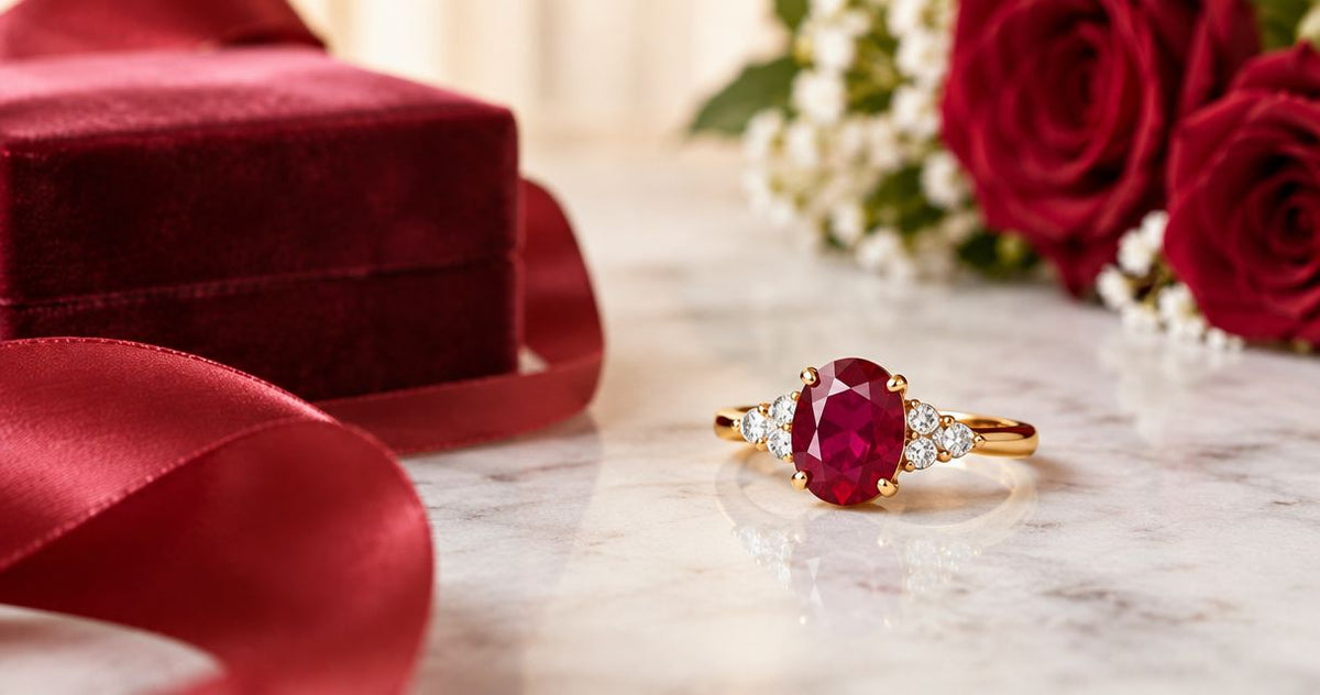 Ruby rings for 40th anniversary gifts