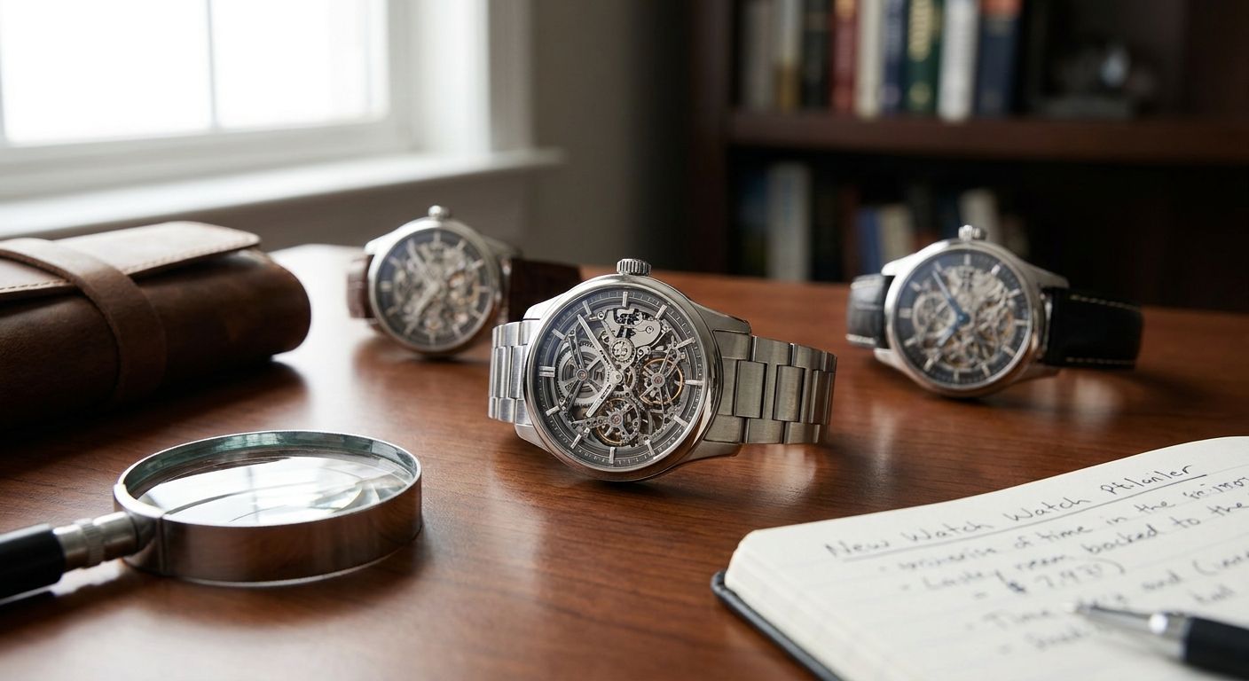 Skeleton watches for watch enthusiasts