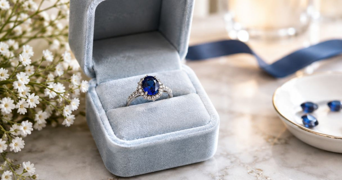 Sapphire rings for engagement proposals