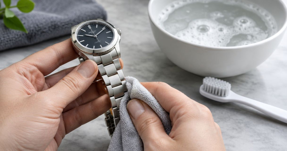 How to clean a stainless steel watch bracelet
