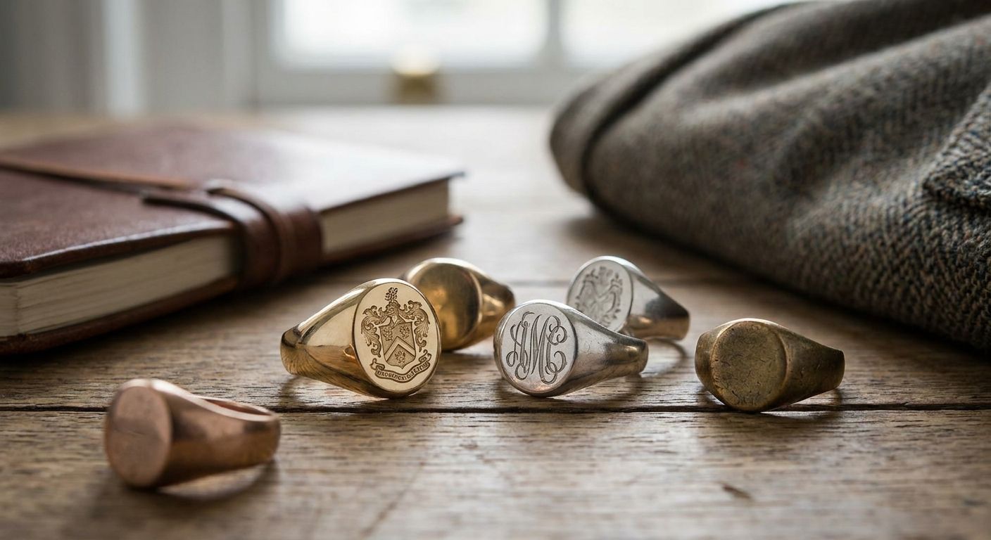 Signet rings for men