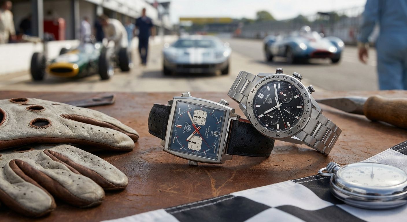 Chronograph watches for motorsport fans