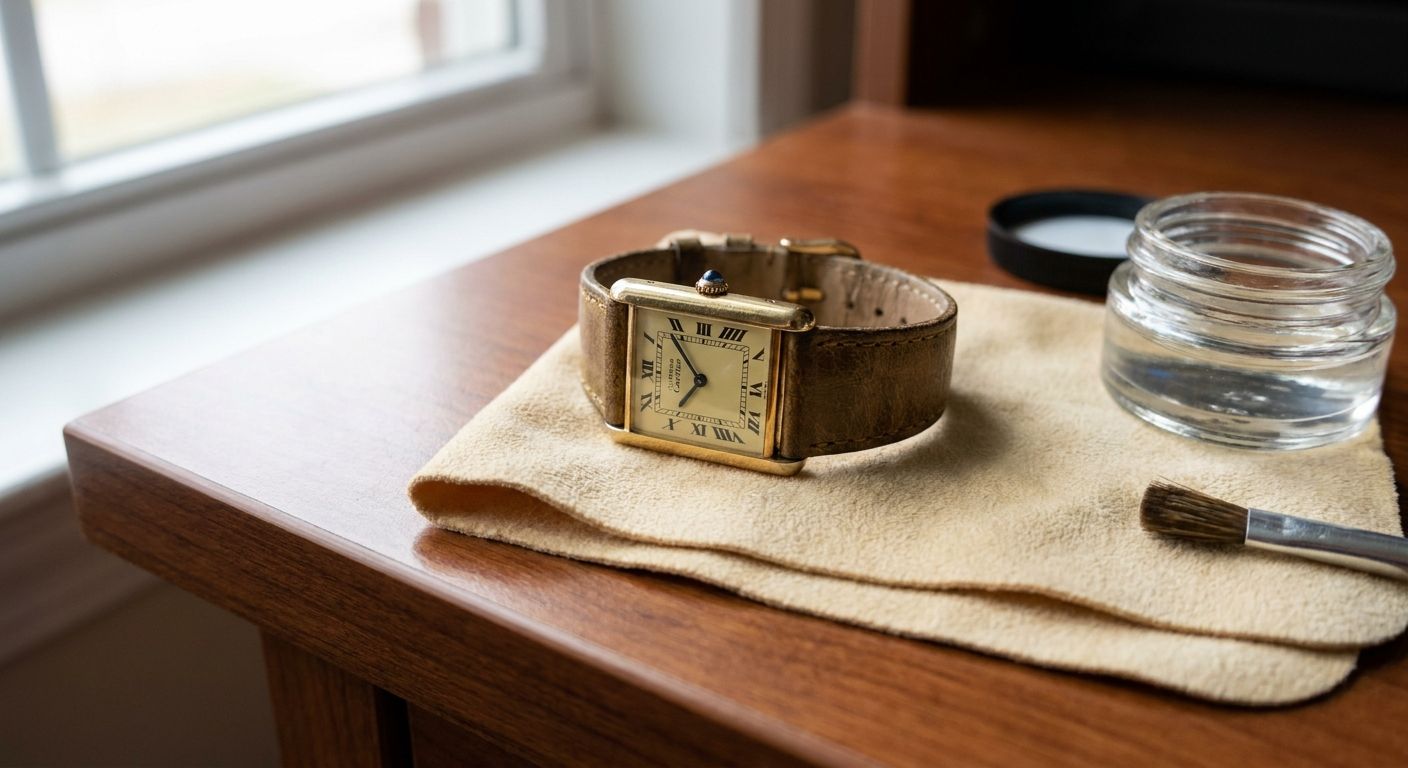 How to care for a Cartier Tank watch