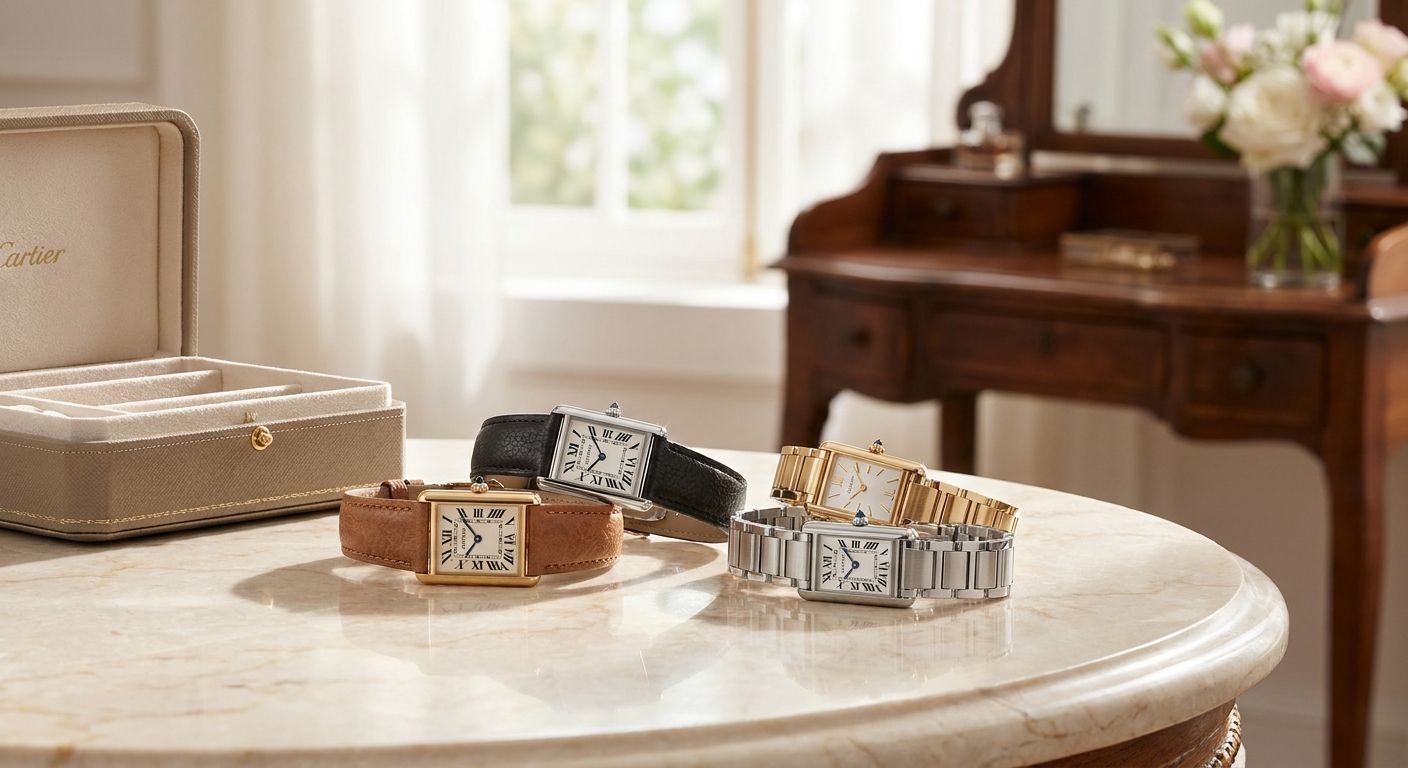 Cartier Tank watches for women