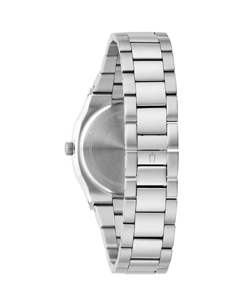 Bulova 96P228 Surveyor Lady Quartz Woman's Watch white Dial