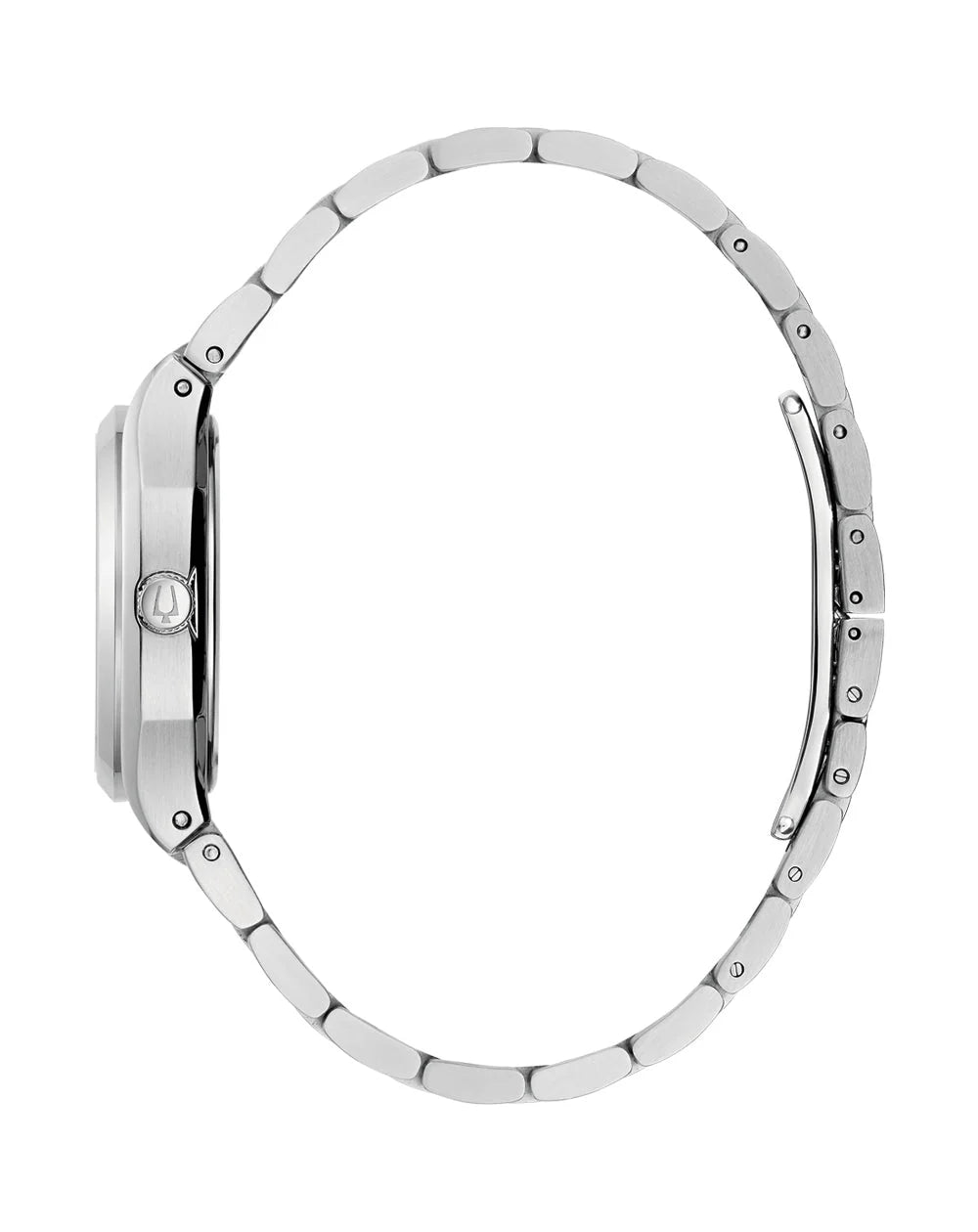 Bulova 96P228 Surveyor Lady Quartz Woman's Watch white Dial
