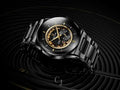 Bulova Modern Millennia Semi Skeleton Black Dial Automatic 98A291 Men's Watch