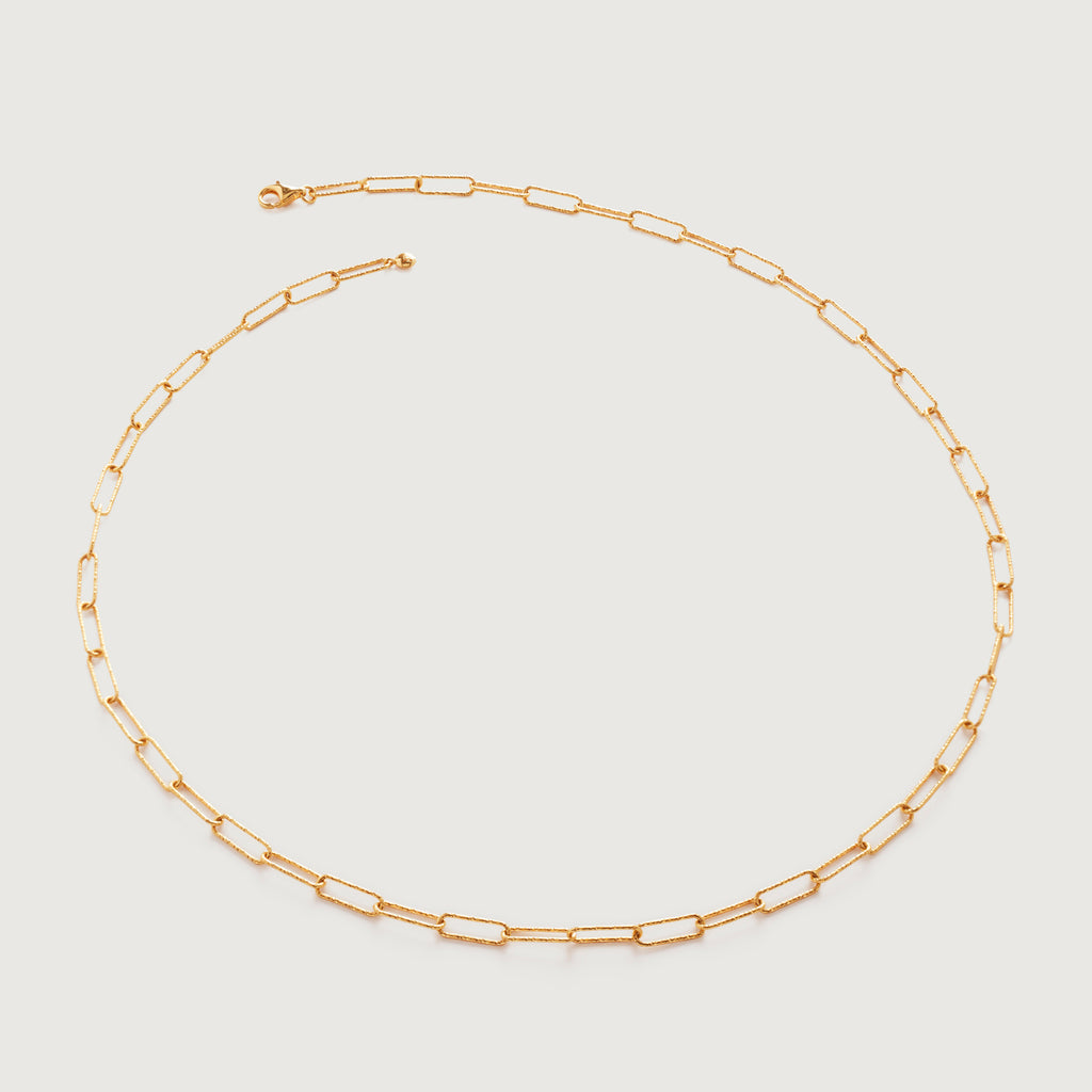 Alta Textured Chain Necklace 18'
