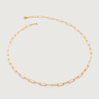 Alta Textured Chain Necklace 18'