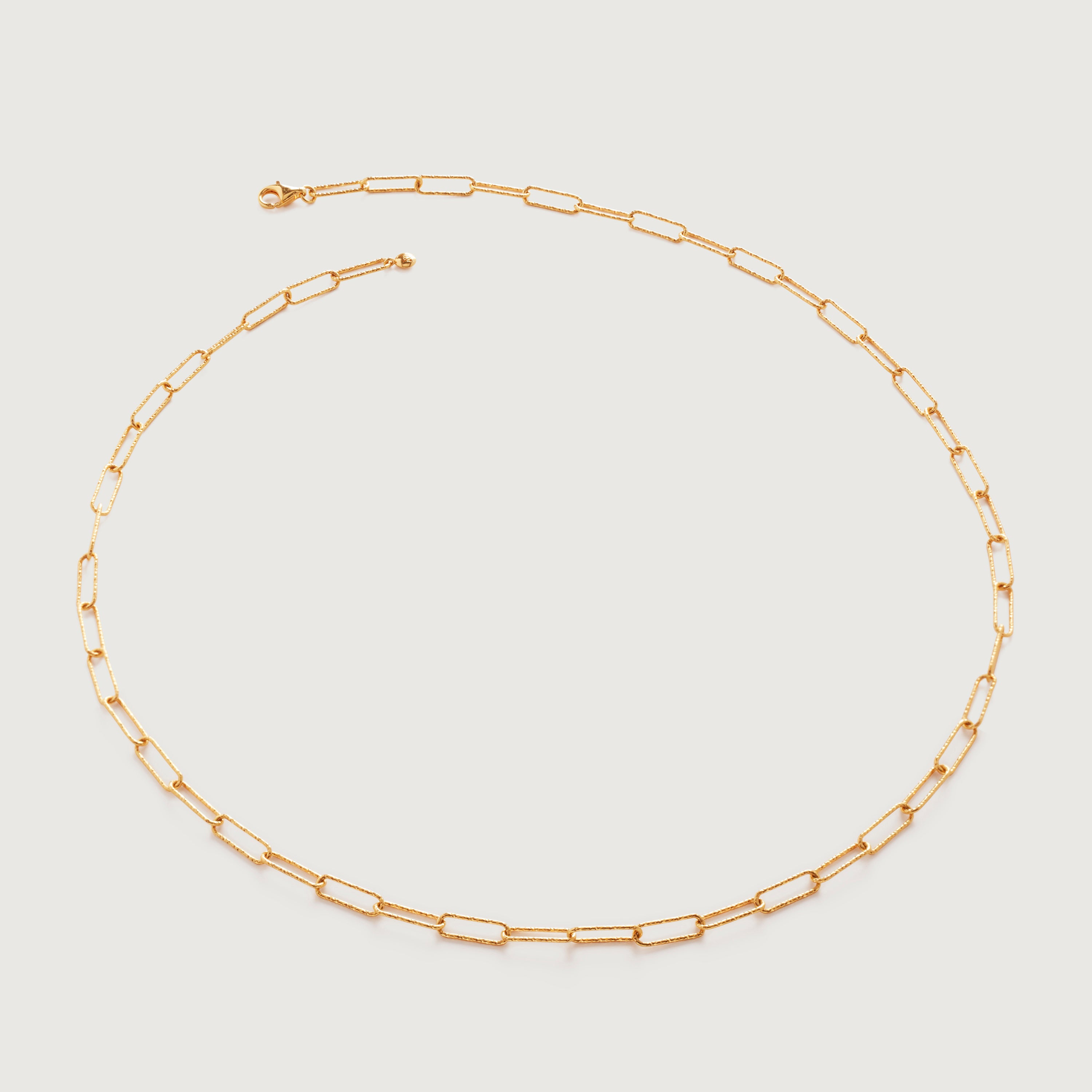 Alta Textured Chain Necklace 18'