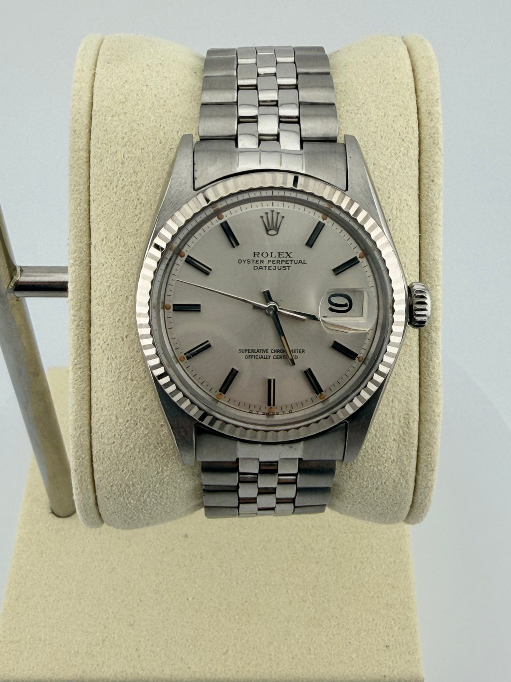 Rolex Datejust 1601 – Vintage Silver Dial – 36mm – Jubilee Bracelet – Recently Serviced – With Box