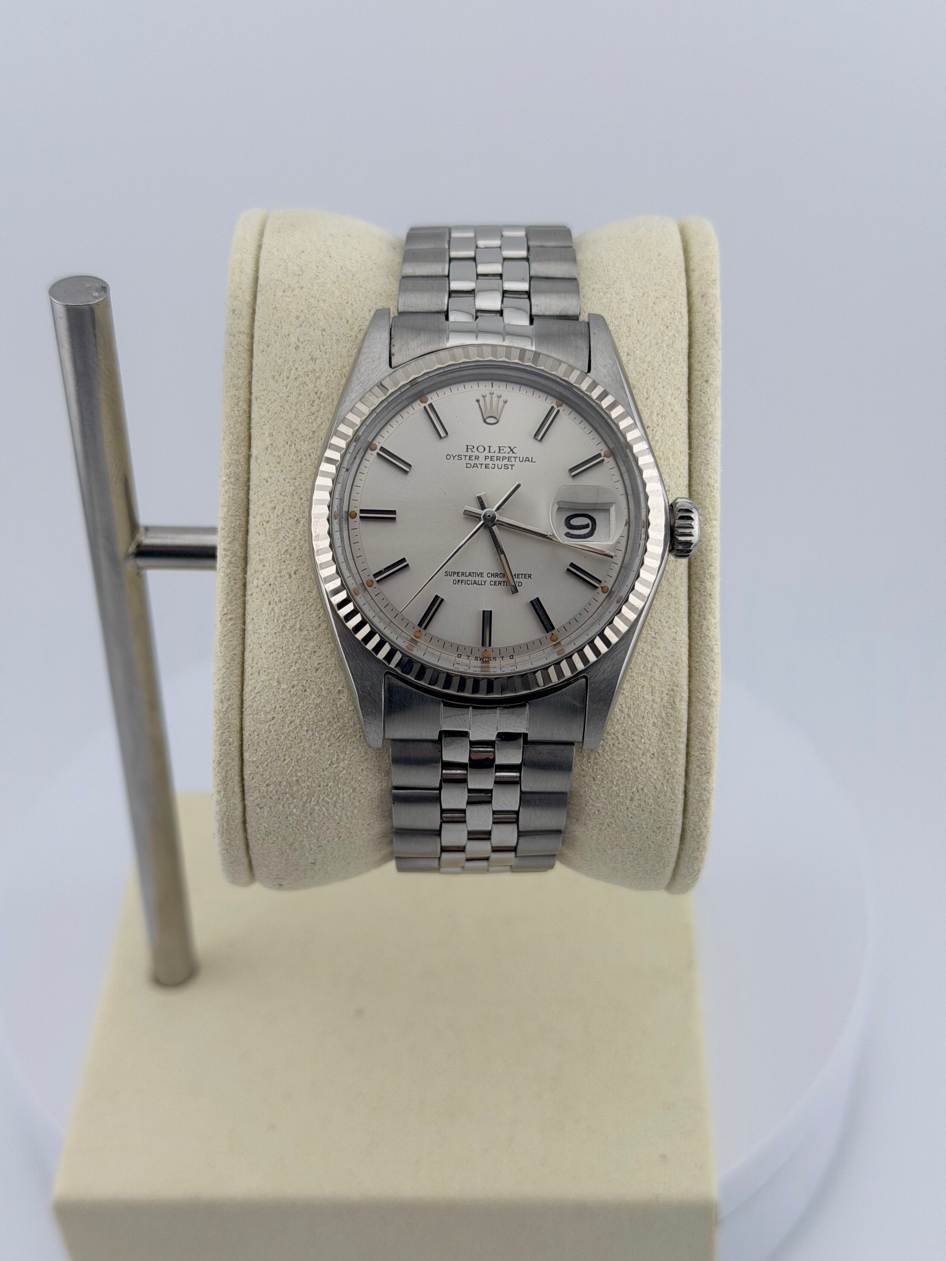 Rolex Datejust 1601 – Vintage Silver Dial – 36mm – Jubilee Bracelet – Recently Serviced – With Box