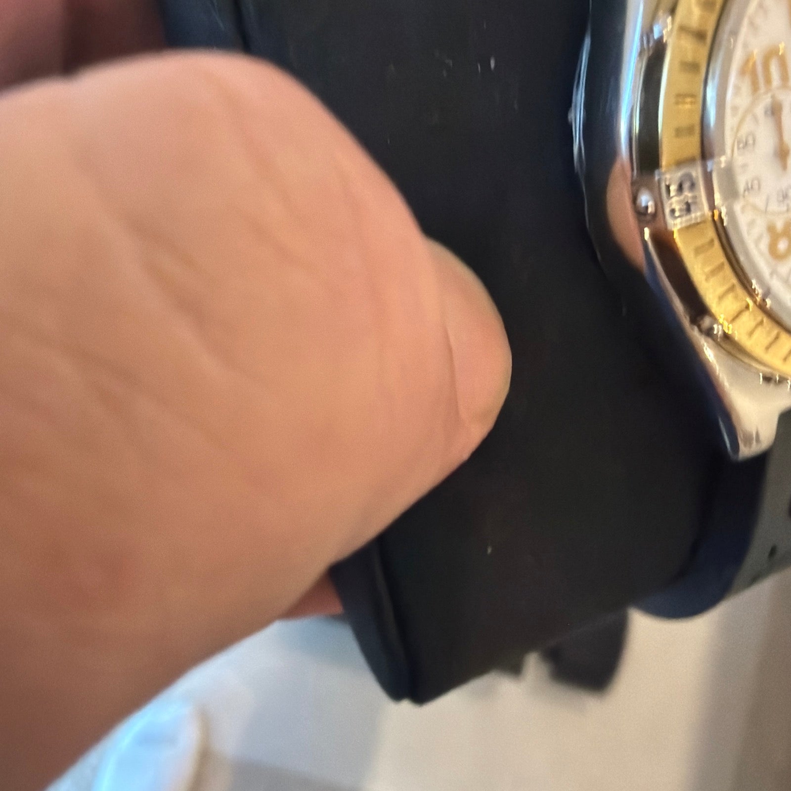 Breitling Chronomat D13050. 18k Bezal