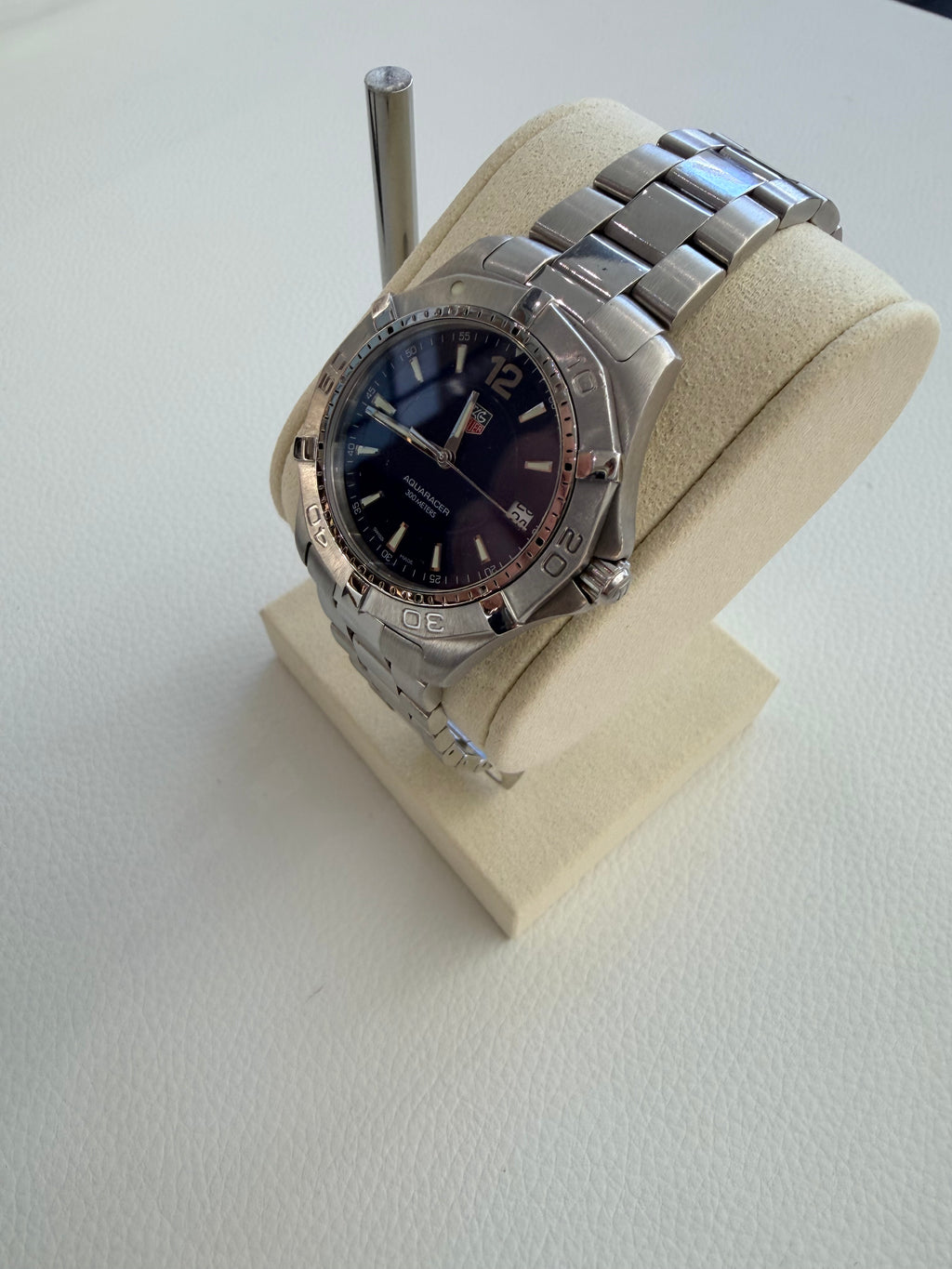TAG Heuer Aquaracer Blue Dial Quartz Stainless Steel 300m (WAF1113)