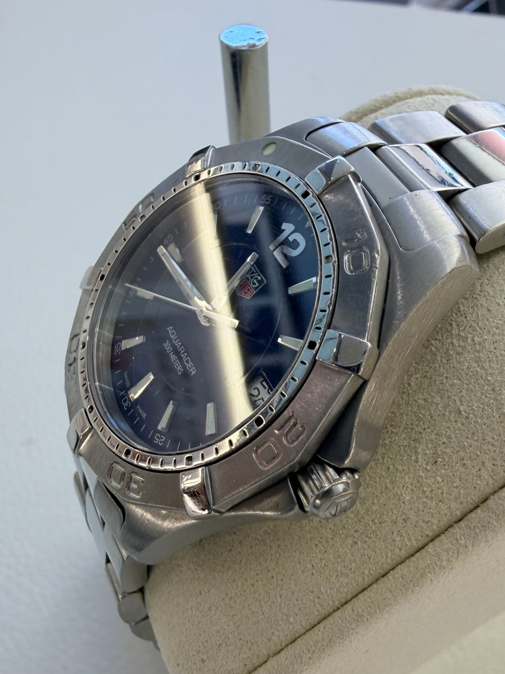 TAG Heuer Aquaracer Blue Dial Quartz Stainless Steel 300m (WAF1113)