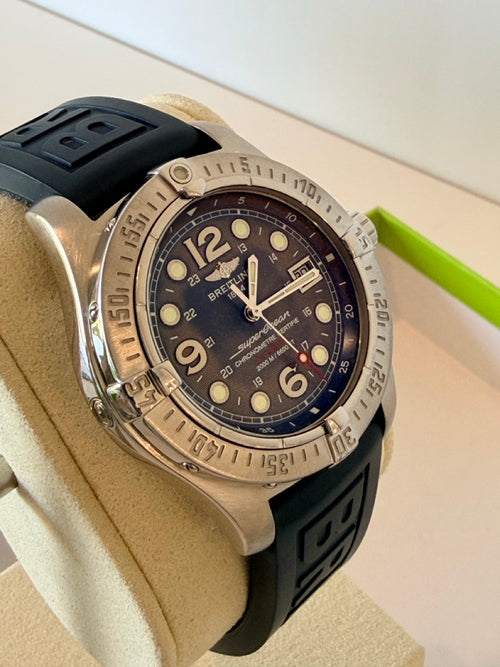 Breitling Superocean Steelfish A17390 Blue Dial Automatic Diver 44mm