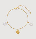 Capri Keshi Pearl Station Bracelet