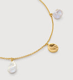 Capri Keshi Pearl Station Bracelet