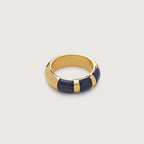 Kate Young Striped Gemstone Stacking Ring