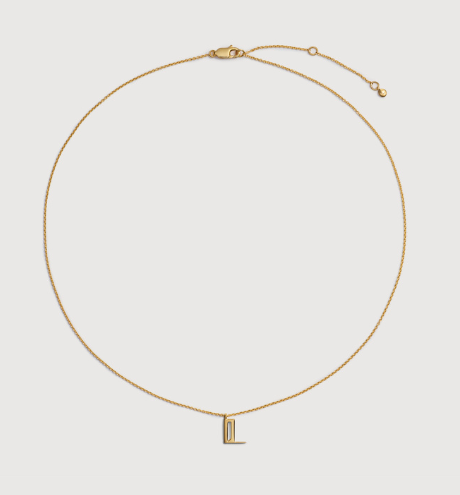 Initial L Chain Necklace