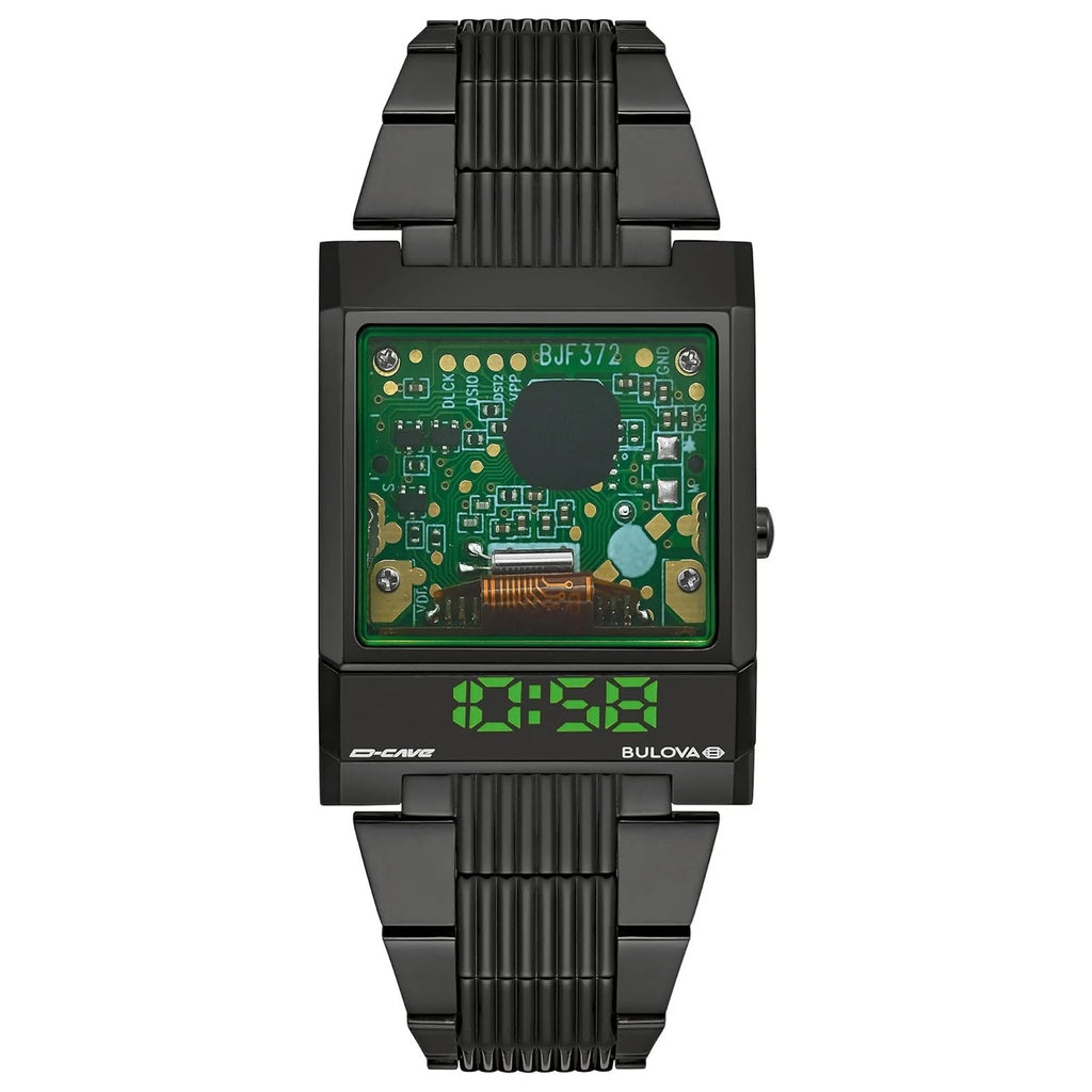 Bulova Computron Dcave Digital Watch