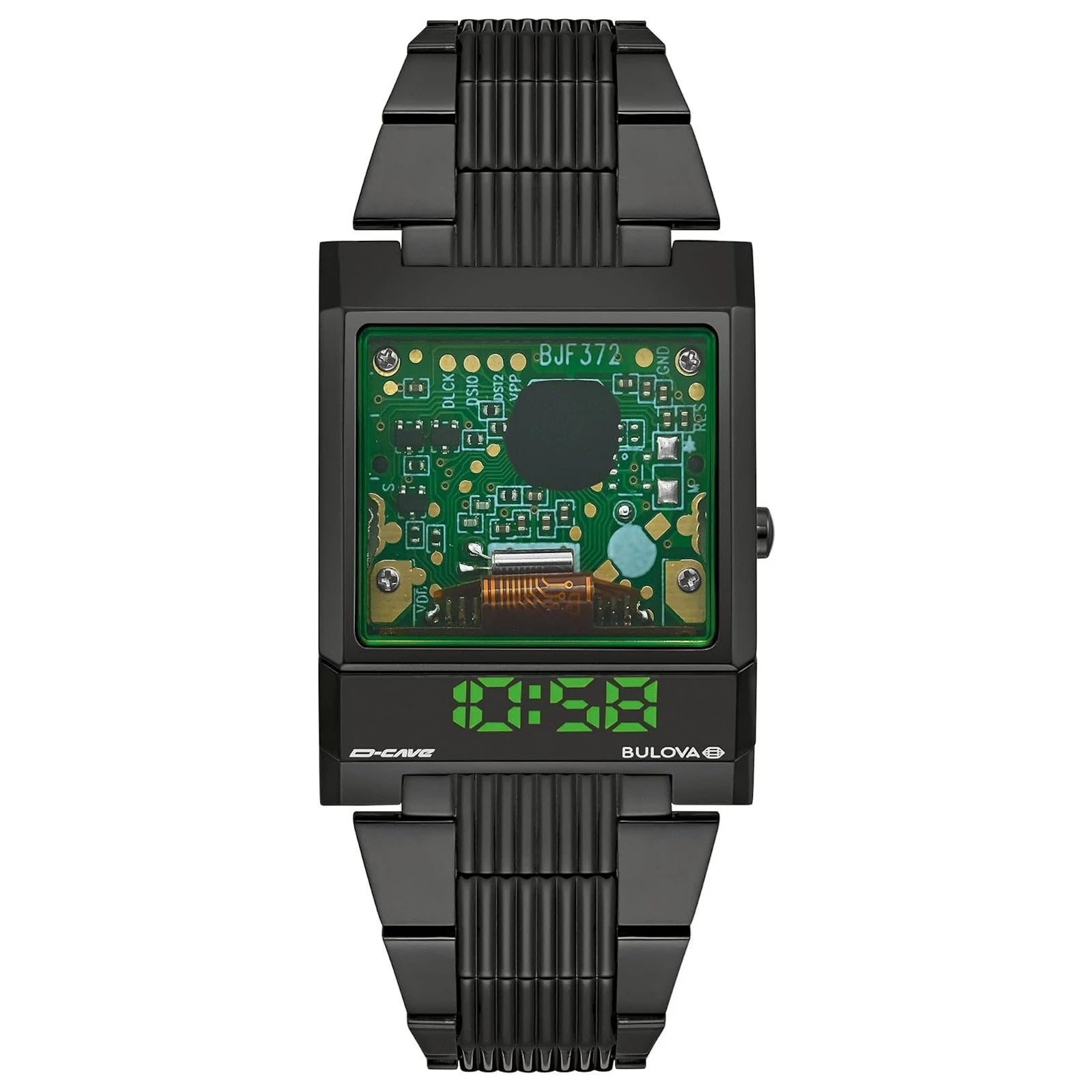 Bulova Computron Dcave Digital Watch