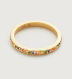 Multi Gemstone Eternity Ring 2mm