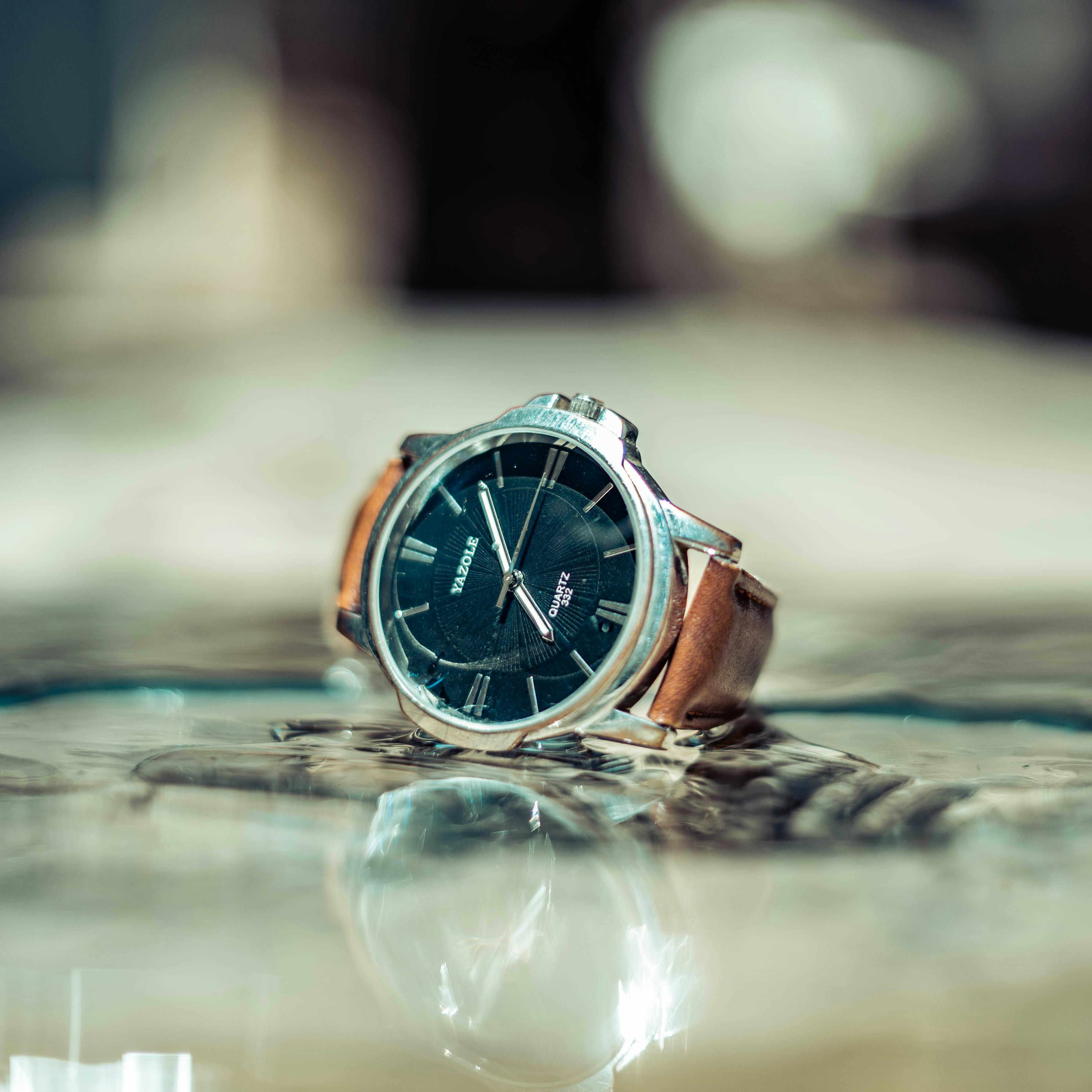 Classic Steel Chronograph Watch