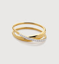 Nura Double Wrap Dia Ring